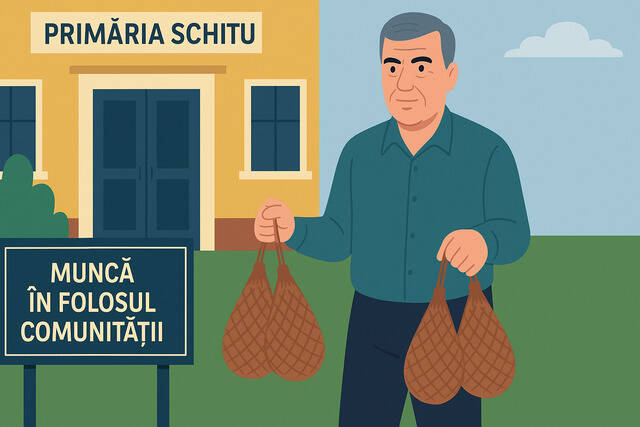Gheorghe Ștefan va trebui să renunțe la pescuit pentru 60 de zile, perioadă în care în care va face muncă în folosul comuniății